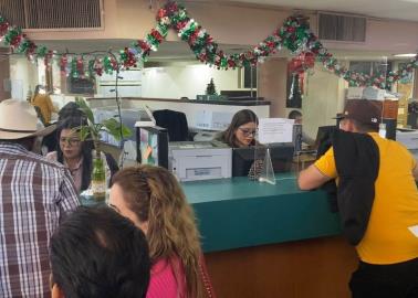 Incrementa afluencia de contribuyentes en Navojoa para pagar el predial