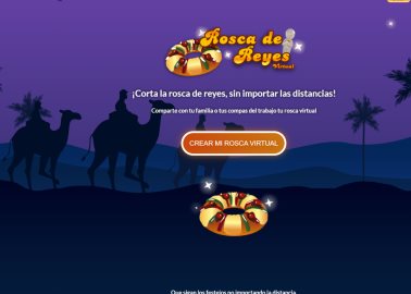 ¿Estas lejos de los tuyos? Esta página te permite partir Rosca de Reyes de forma virtual