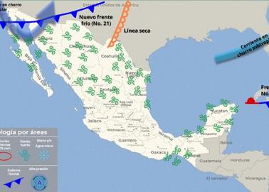 Clima en Sonora hoy 4 de enero: Frente frío, tormenta invernal y lluvias, es el pronóstico