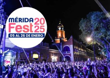 Mérida Fest 2025: Conoce la cartelera del 5 al 12 de enero de este impresionante evento