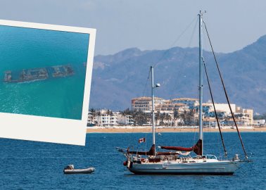 VIDEO | Esta es la playa en Manzanillo en la que podrás ver un barco hundido en sus profundidades