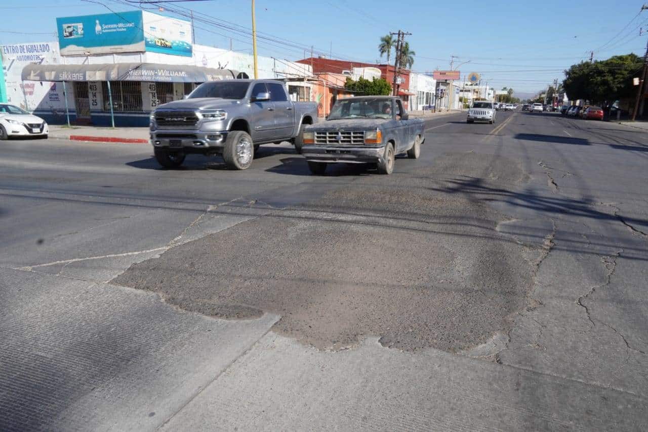 Repondrán concreto hidráulico en calles donde se levantaron losas