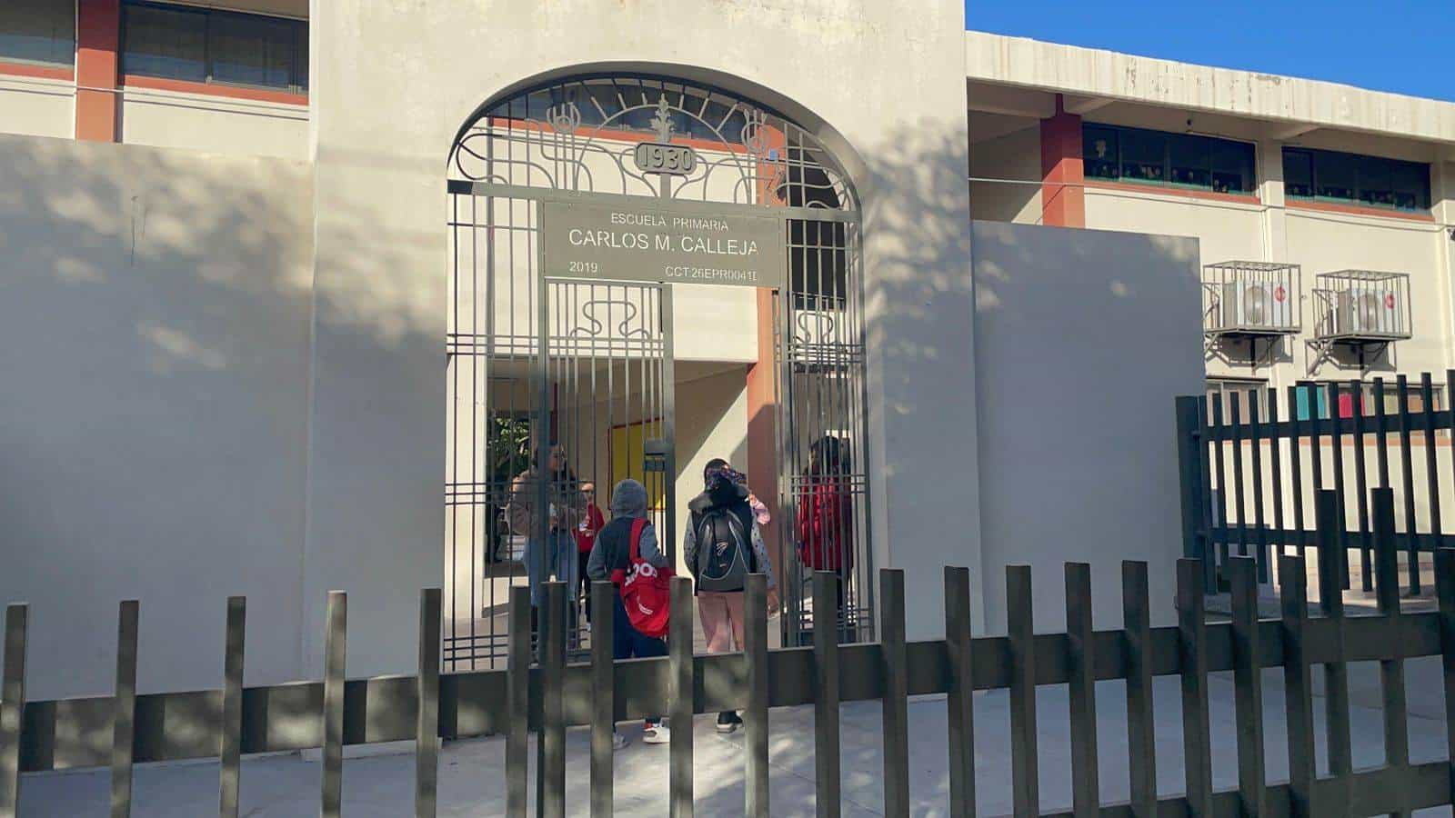 Baja asistencia de alumnos durante regreso a clases de nivel básico en Cajeme