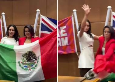 VIDEO | Gimnasta mexicana desprecia la Bandera y se vuelve viral