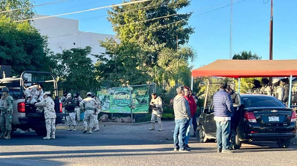 Chocan elementos de Sedena al norte de Ciudad Obregón