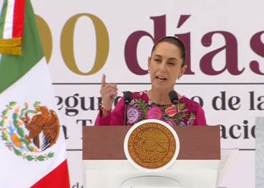 100 días de gobierno de Sheinbaum, presidenta de México presenta informe en el Zócalo