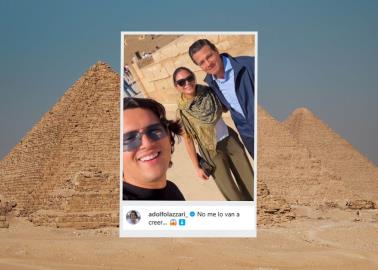 Peña Nieto reaparece ¡en Egipto! Influencer mexicano sube foto junto al expresidente