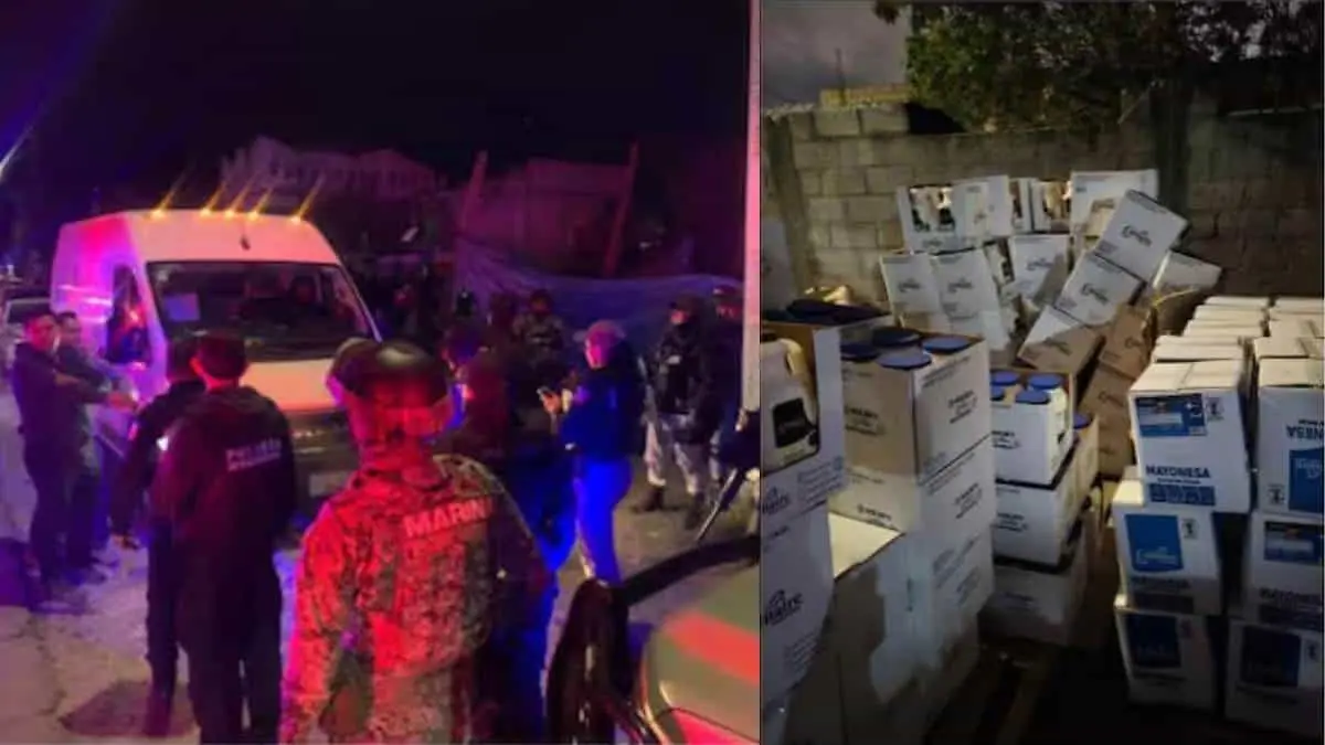 Recuperan mercancía robada Fuentes: X