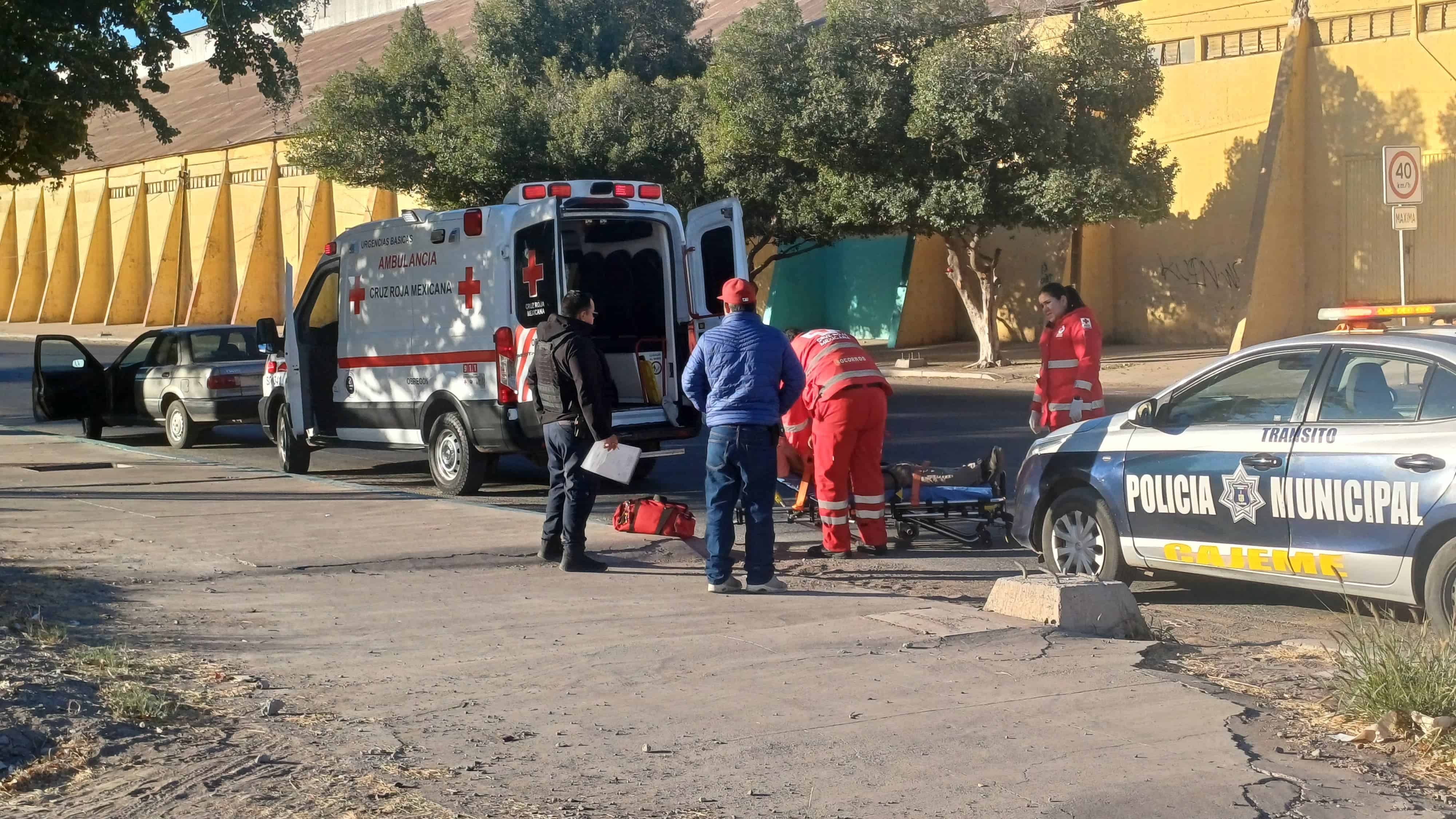 Atropellan a anciano en la calle Jalisco, en Ciudad Obregón