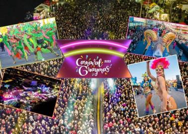 Carnaval Guaymas 2025: la fiesta se apodera de la playa