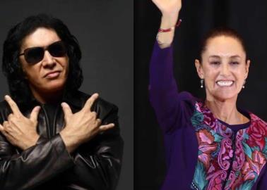 Gene Simmons agradece a Sheinbaum por ayuda en los incendios de California