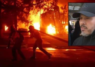 Taquero mexicano y su familia reparten comida a los afectados por incendios en Los Ángeles