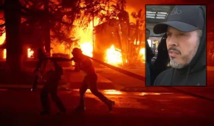 Taquero mexicano y su familia reparten comida a los afectados por incendios en Los Ángeles