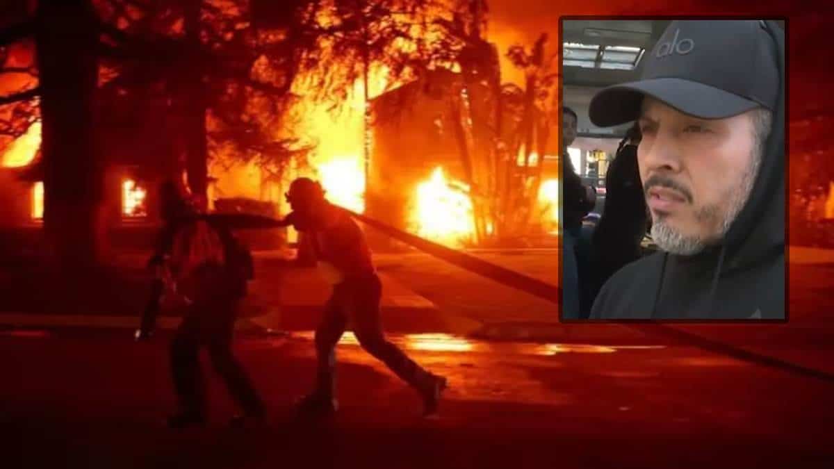 Taquero mexicano y su familia reparten comida a los afectados por incendios en Los Ángeles