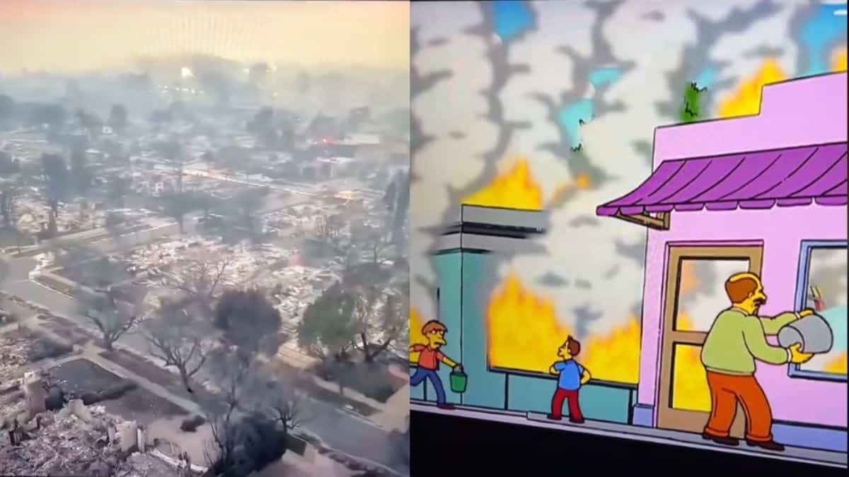 ¡Los Simpson lo hacen de nuevo! Un capítulo de la serie predijo los incendios de California