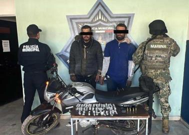 Detienen a dos hombres con droga y arma en el Valle del Yaqui