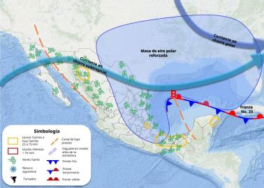 Clima en Sonora hoy 16 de enero: Habrá ambiente gélido, que se reforzará con otro frente frío