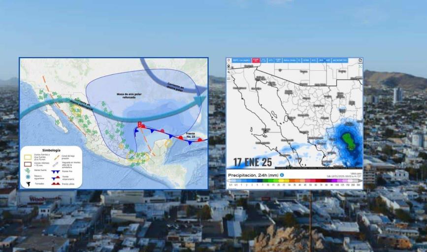 Clima en Hermosillo hoy 17 de enero: llega nuevo frente frío este fin de semana