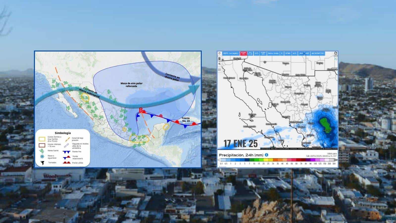 Clima en Hermosillo hoy 17 de enero: llega nuevo frente frío este fin de semana