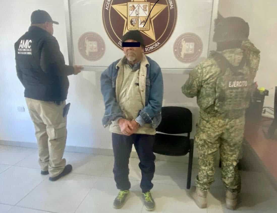 En Caborca, detienen a sexagenario señalado por abuso sexual y violación