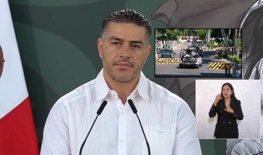 García Harfuch reporta disminución de violencia y debilitamiento de Los Chapitos y La Mayiza en Sinaloa