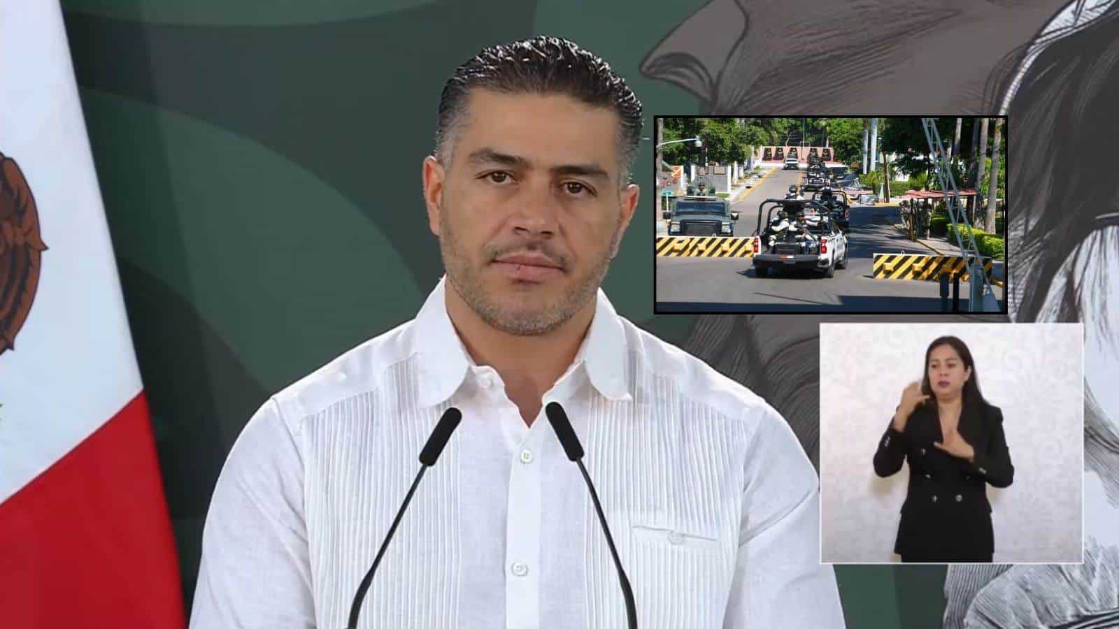 García Harfuch reporta disminución de violencia y debilitamiento de Los Chapitos y La Mayiza en Sinaloa