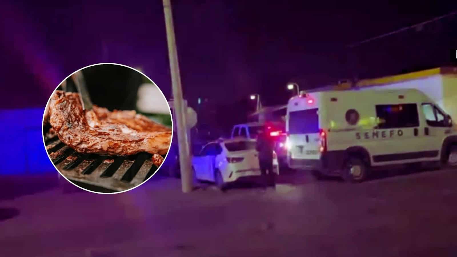 Muere hombre tras ahogarse con un pedazo de carne asada en Hermosillo