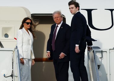 Donald Trump llega a Washington para su ceremonia de investidura presidencial