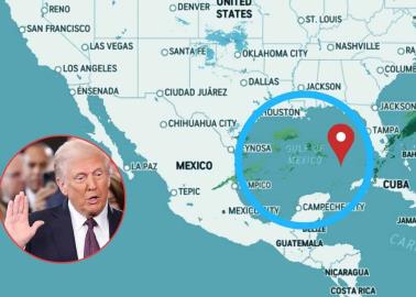 Trump insiste y promete renombrar el Golfo de México como Golfo de América