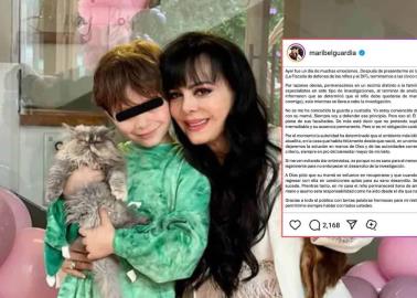 Maribel Guardia lanza comunicado y aclara situación legal de su nieto José Julián