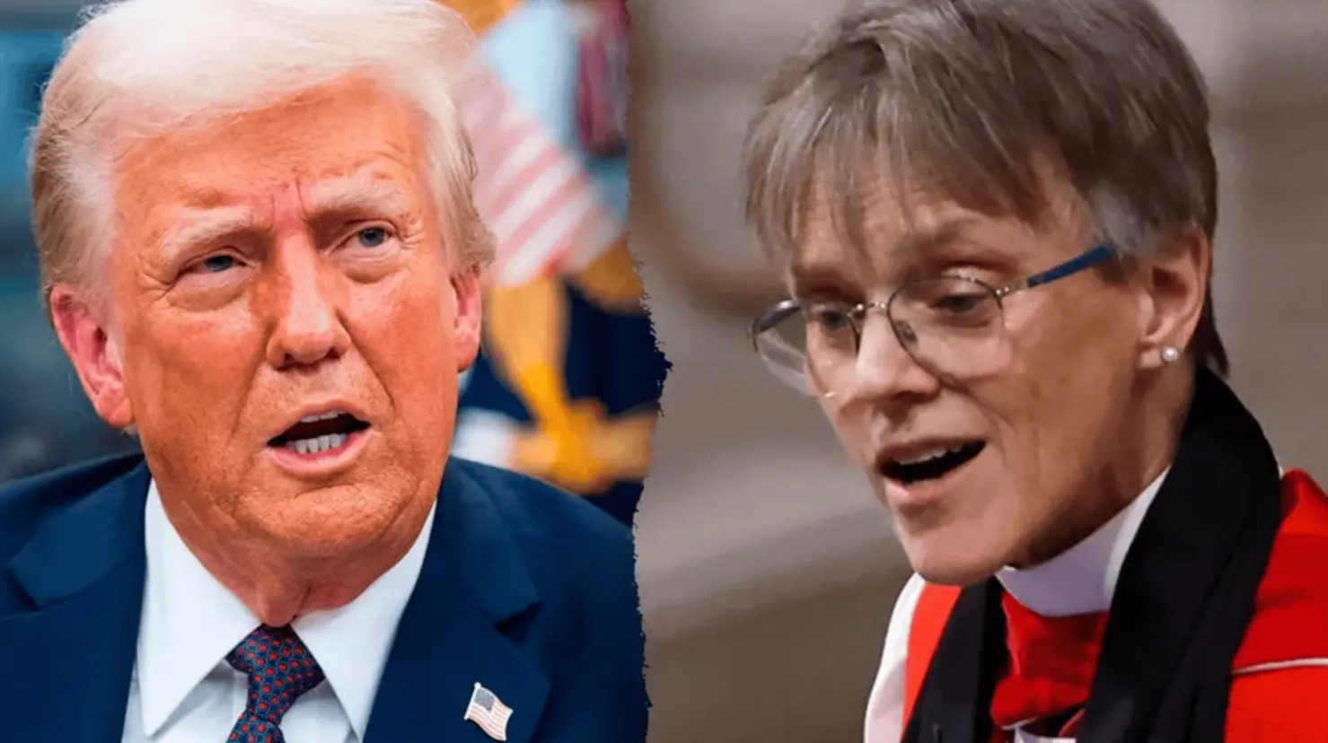 Al terminar la ceremonia Trump dijo que el discurso no le gustó del todo