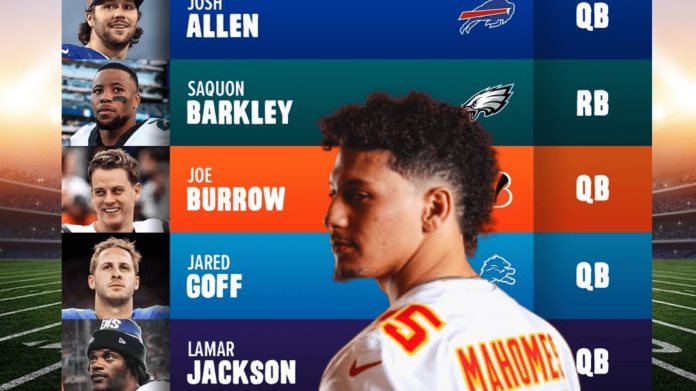 La NFL anuncia los finalistas al MVP 2024: ¿Dónde está Mahomes? La NFL anuncia los finalistas al MVP 2024: ¿Dónde está Mahomes?