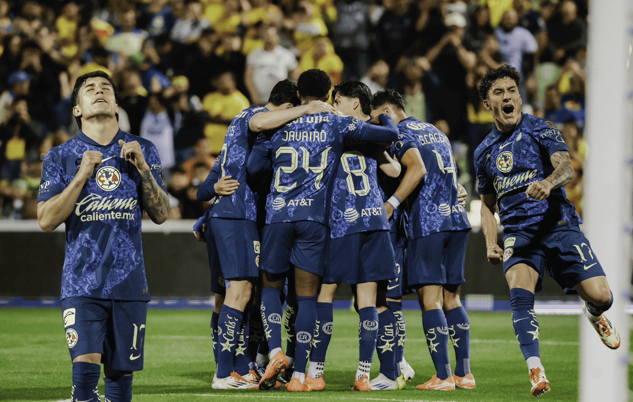 América golea 4-1 a Santos en su regreso con titulares al Clausura 2025