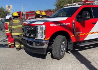 Fuerte choque en concurrido cruce de Hermosillo deja dos heridos