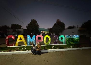 Inauguran letras en entrada a Campo 29