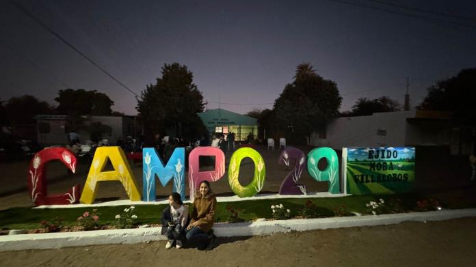 Inauguran letras en entrada a Campo 29 Inauguran letras en entrada a Campo 29