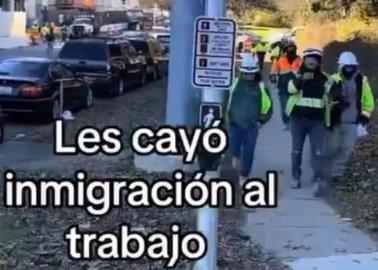 VIDEO | Así huyeron trabajadores indocumentados de una construcción al ver a Migración