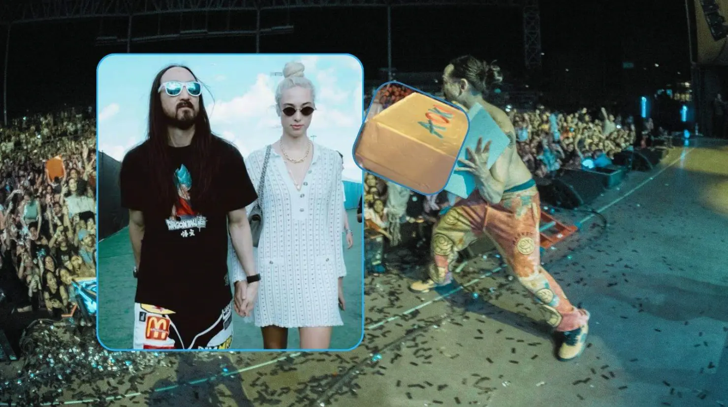 Steve Aoki anuncia que será papá con su icónico pastel