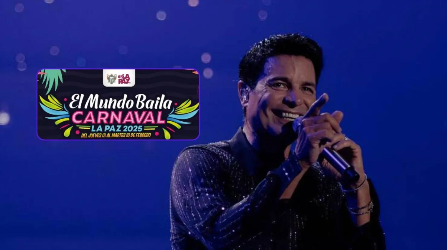 Chayanne en el Carnaval de La Paz 2025: Fecha y precio de boletos