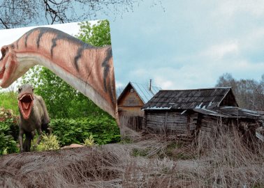 VIDEO| Así luce un parque de dinosaurios abandonado, según exploradores urbanos