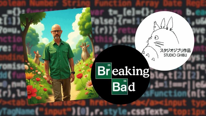 Así se vería Walter White de Breaking Bad si fuera un personaje del Studio Ghibli Así se vería Walter White de Breaking Bad si fuera un personaje del Studio Ghibli