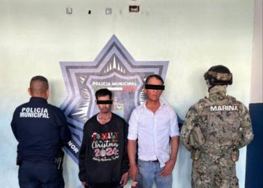 Detienen a dos hombres con droga en la colonia Hidalgo de Ciudad Obregón