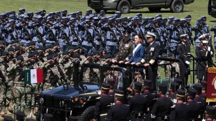 Fuerzas armadas de México muestran su lealtad a Sheinbaum Fuerzas armadas de México muestran su lealtad a Sheinbaum
