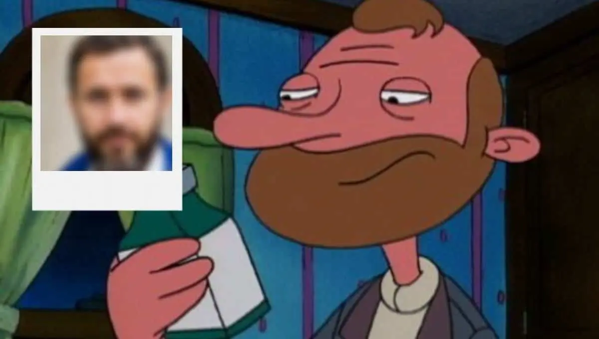 Así luciría Oskar Kokoshka de Hey Arnold, según la IA. Foto: Original