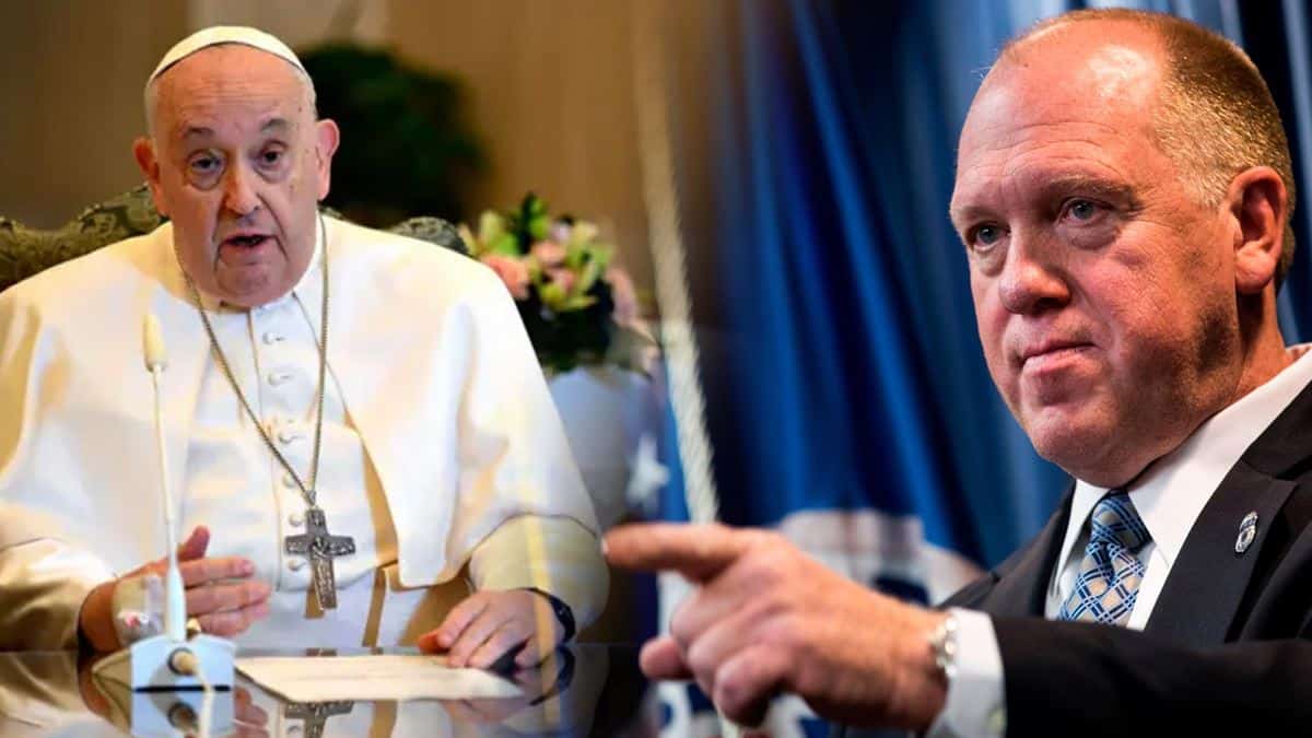 Papa Francisco critica trato de Estados Unidos a migrantes y Zar de la Frontera le revira y de qué modo