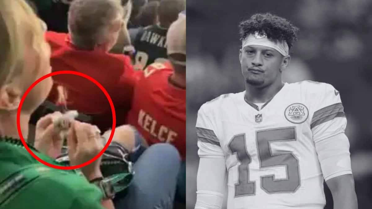 Captan a un fan haciendo brujería en el Super Bowl