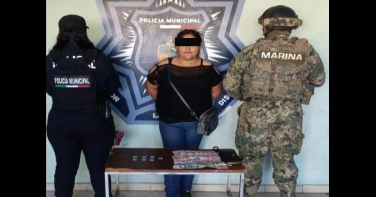 En la colonia Kino de Ciudad Obregón, detienen a mujer con droga