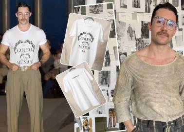 Patricio Campillo, diseñador que lució la camiseta Golfo de México en el New York Fashion Week