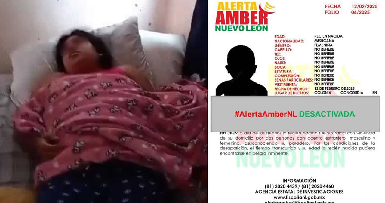 Desactivan Alerta Amber: no hubo robo de bebé en Nuevo León; joven fingió su embarazo  | VIDEO