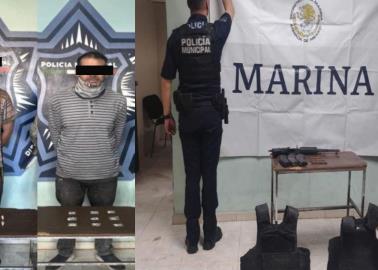 Dos detenidos, droga y armas aseguradas durante operativo en Ciudad Obregón